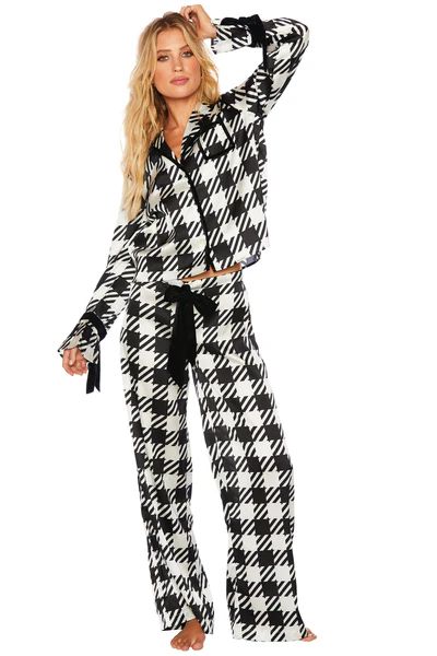 Lee Ann & Brook Set Houndstooth | Beach Riot