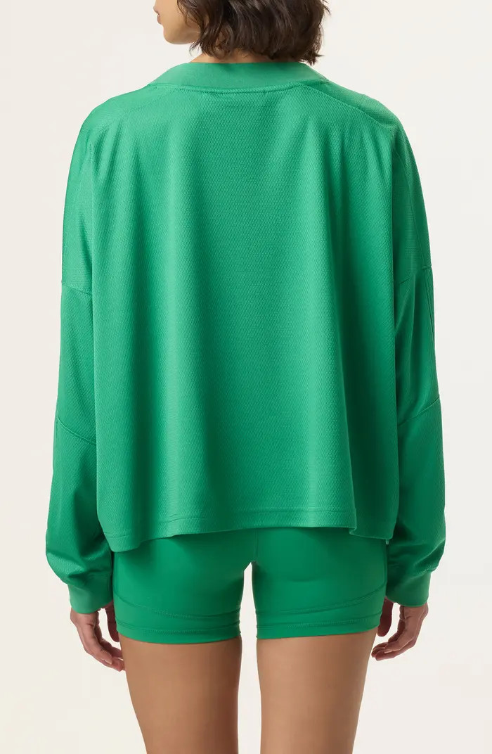 FILA x Hailey Long Sleeve Sports Jersey | Nordstrom | Nordstrom