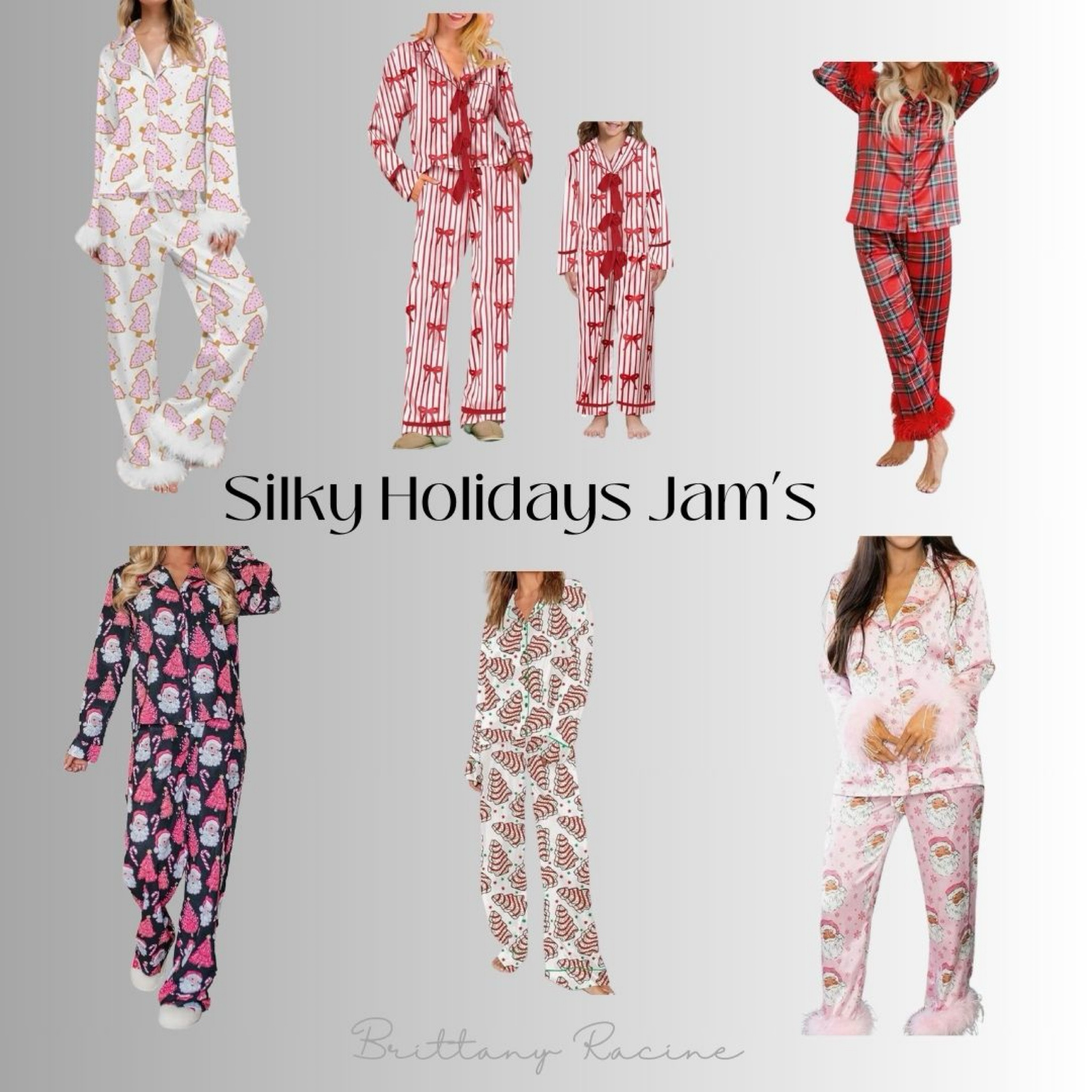 Holiday pajama sets! I like the Christmas cookies and fur! 

#LTKHoliday #LTKSeasonal #LTKGiftGuide