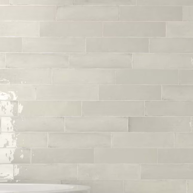 The Tile Life Waverly Porcelain/Cream 3-in x 12-in Polished Ceramic Subway Wall Tile ( 5.85-sq ft... | Lowe's