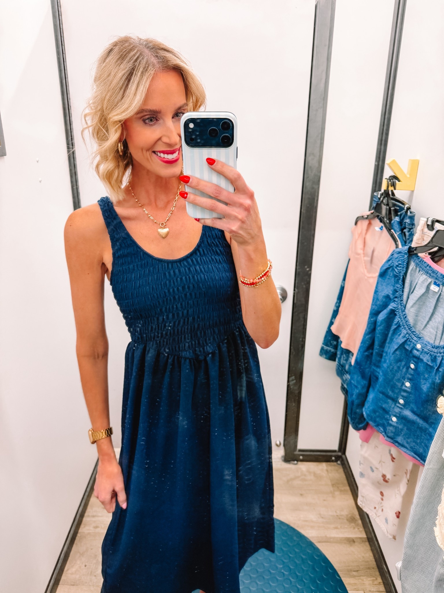 Such a great dress for Spring!

Old Navy dress / Smocked dress / Midi dress / Classic style 

#LTKgrwm #LTKootd