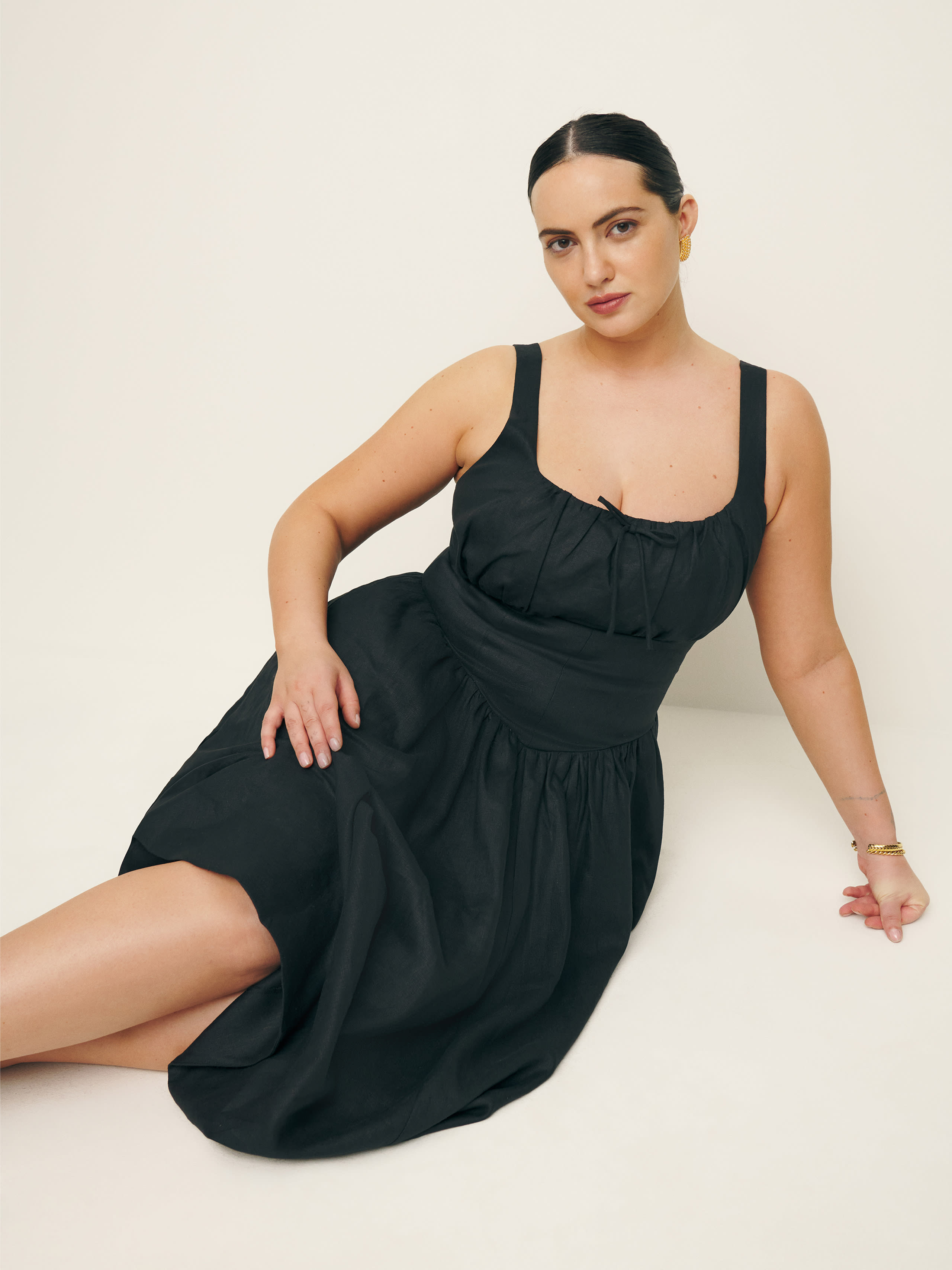 Balia Linen Dress Es | Reformation (Global)