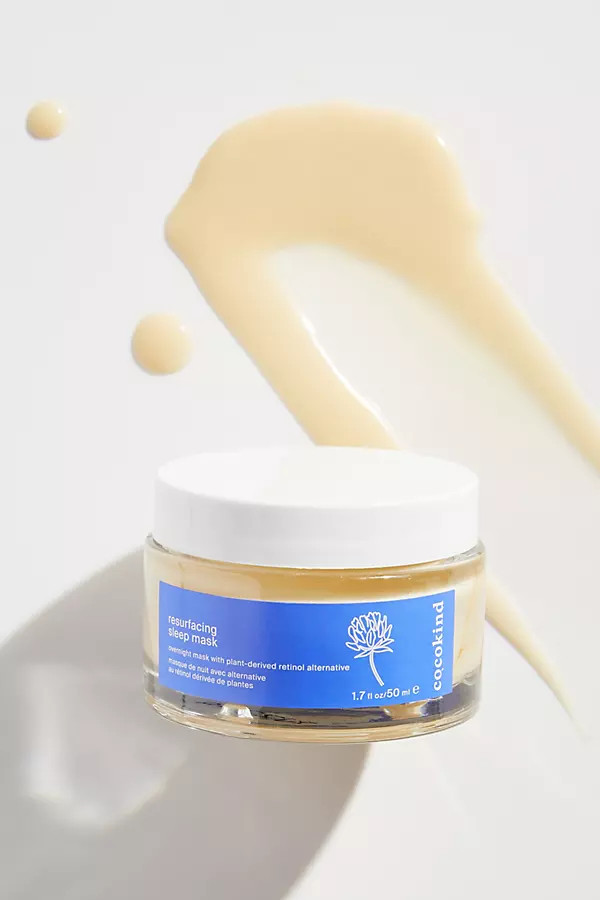 Cocokind Resurfacing Sleep Mask By Cocokind in Blue | Anthropologie (US)