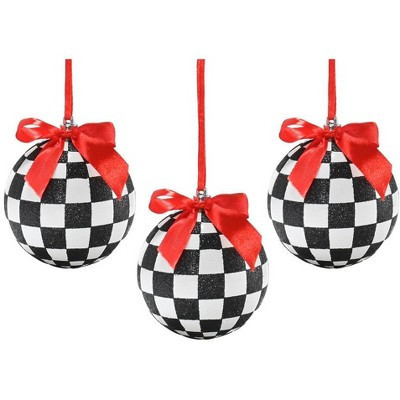Ornativity Black and White Ornaments - 12 Pack | Target