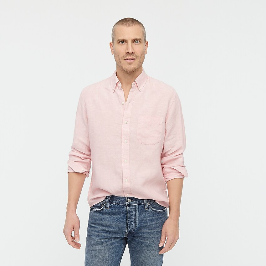 Slim Untucked Baird McNutt Irish linen shirt | J. Crew US