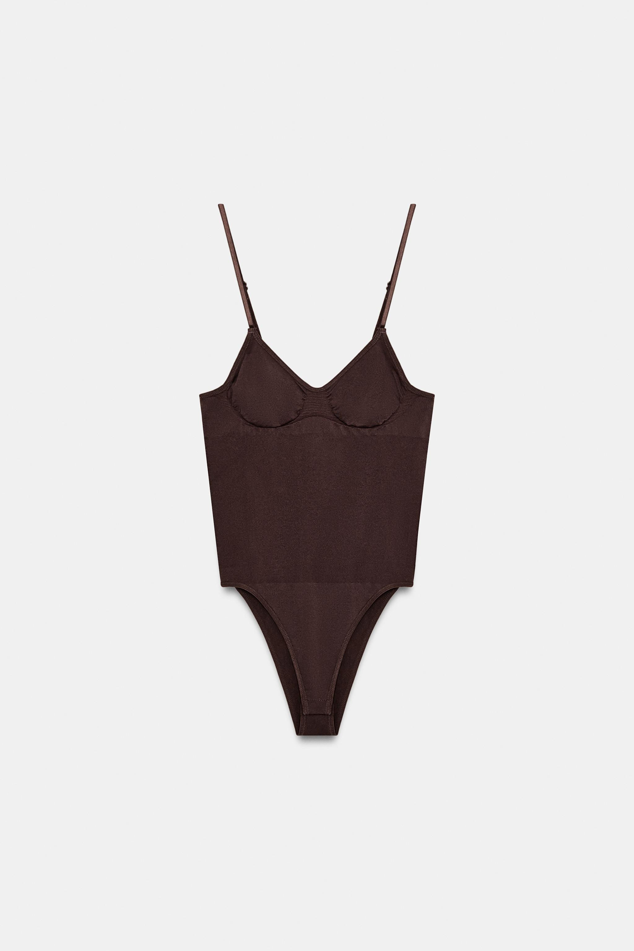 SEAMLESS BODYSUIT WITH STRAPS | Zara US