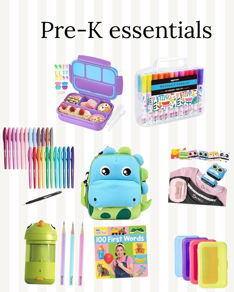 Pre-K essentials for back to school 

#LTKFamily #LTKBaby #LTKKids