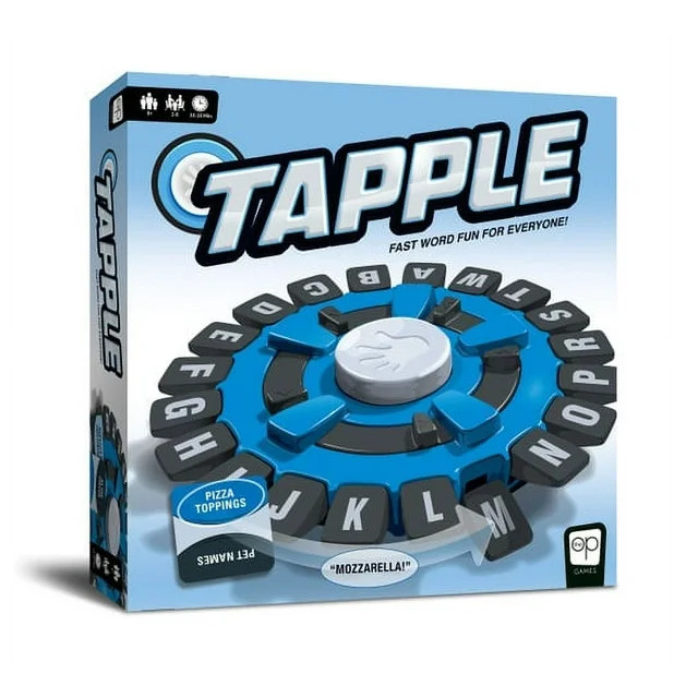 Tapple Word Game by USAopoly, Fast-Paced Family Board Game, 2 - 8 Players Ages 8 and up - Walmart... | Walmart (US)