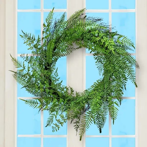 Fern Wreath 36" | Bed Bath & Beyond