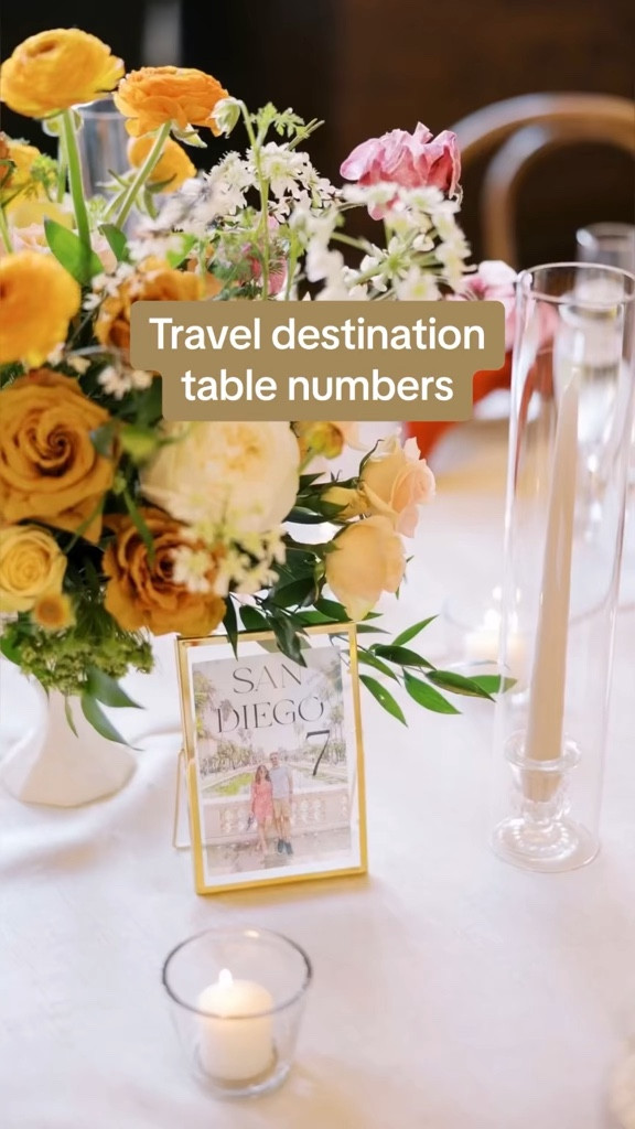 Travel destination table numbers

#LTKWedding