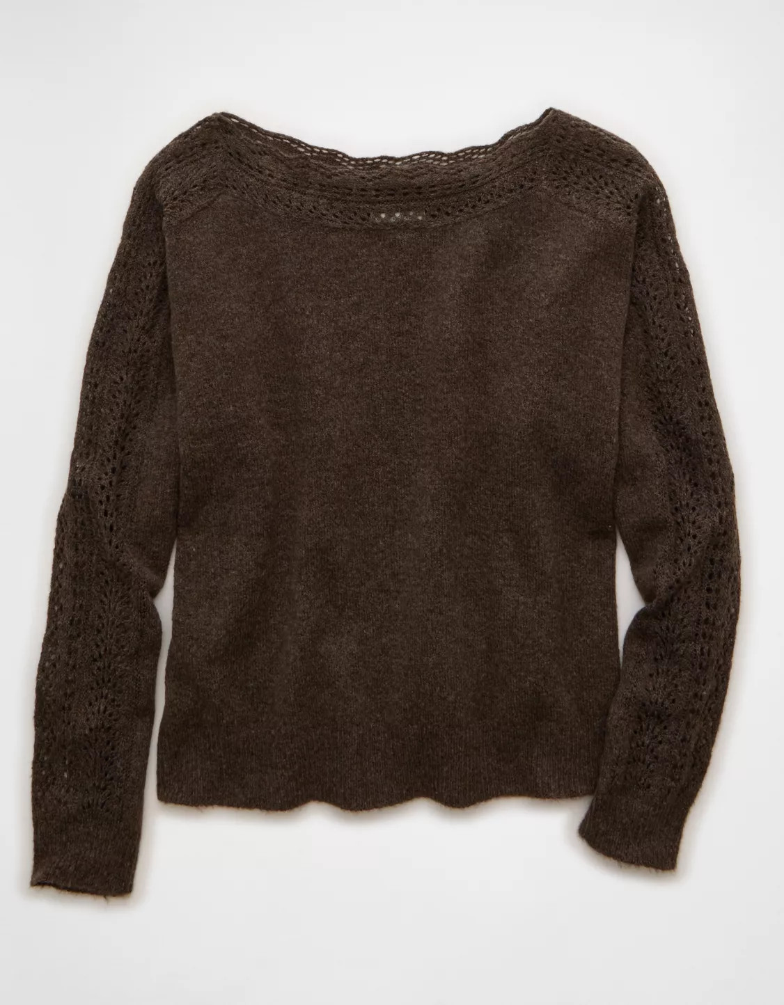 AE Whoa So Soft Lace Sweater | American Eagle Outfitters (US & CA)