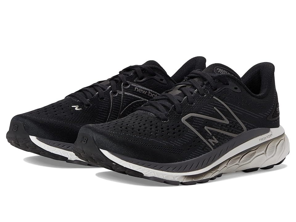 New Balance Fresh Foam X 860v13 (Black/White) Men's Shoes | Zappos