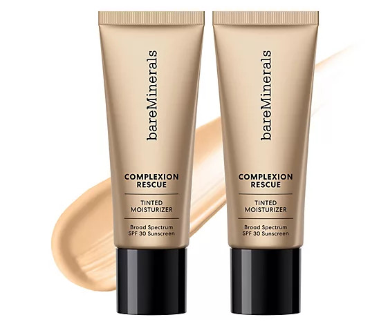bareMinerals Complexion Rescue Tinted Moisturizer Duo - QVC.com | QVC