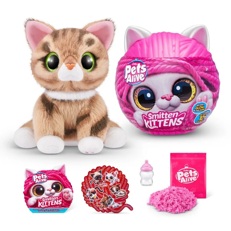 Pets Alive Smitten Kitten by ZURU Purple Capsule Cat Surpsie | Walmart (US)