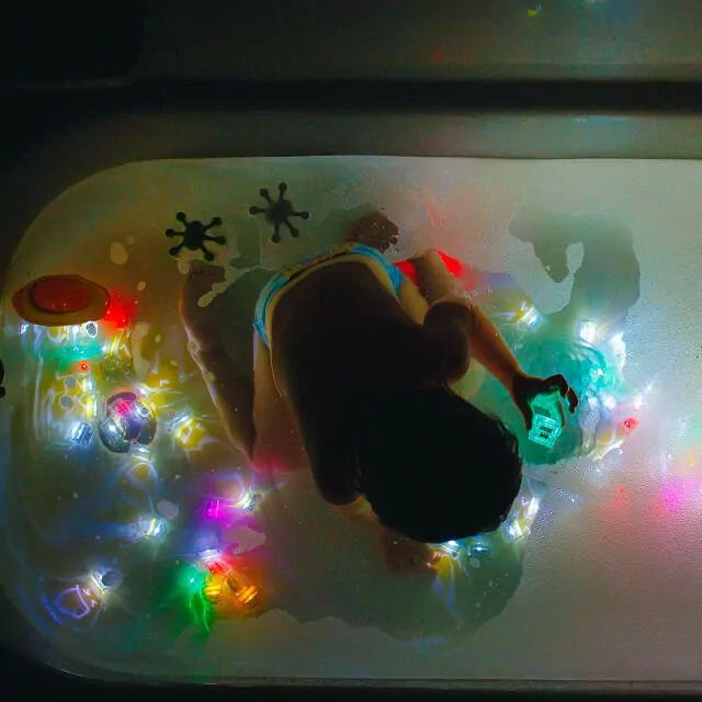 Glowing Bath Time Cubes | UncommonGoods