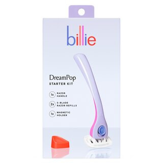 Billie Women's 5-Blade Razor + 2 Razor Blade Refills + 1 Holder, DreamPop | CVS Health