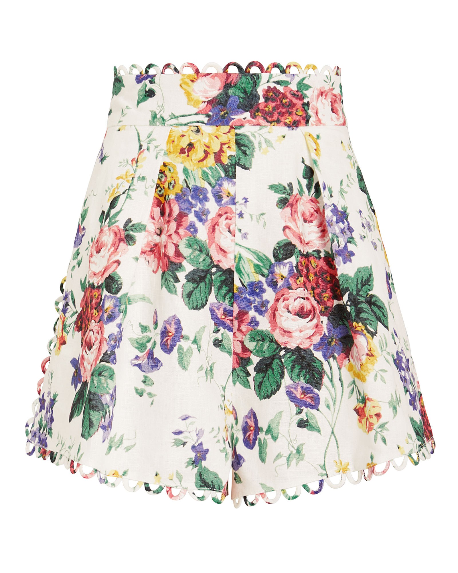 Allia Floral Linen Shorts | Intermix