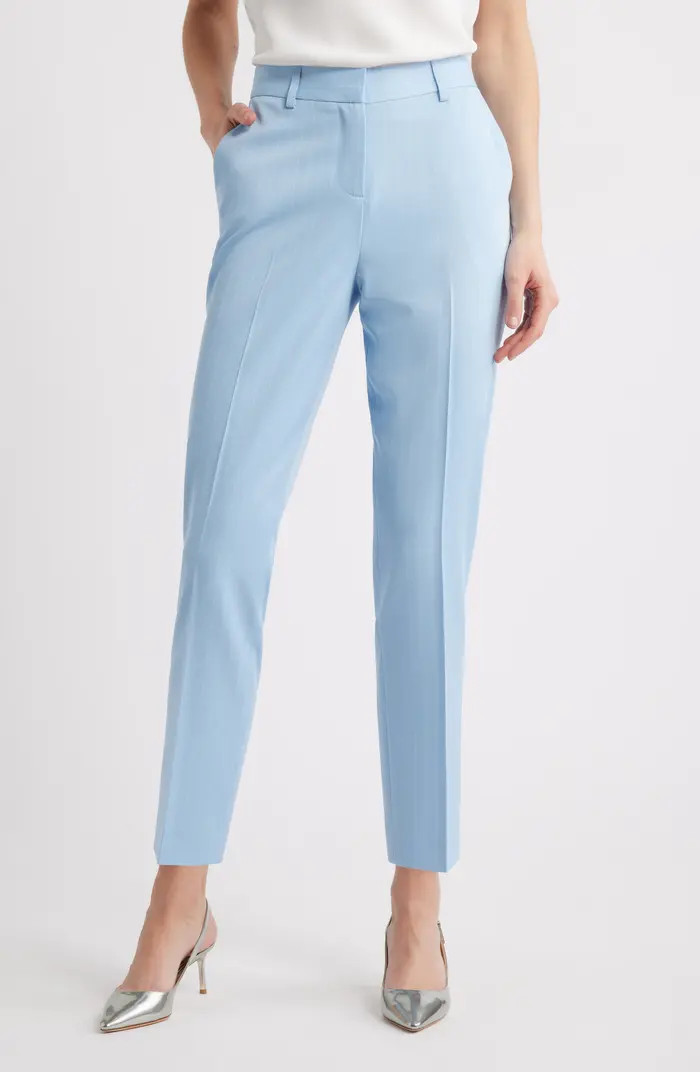 Classic Pinstripe Straight Leg Pants | Nordstrom