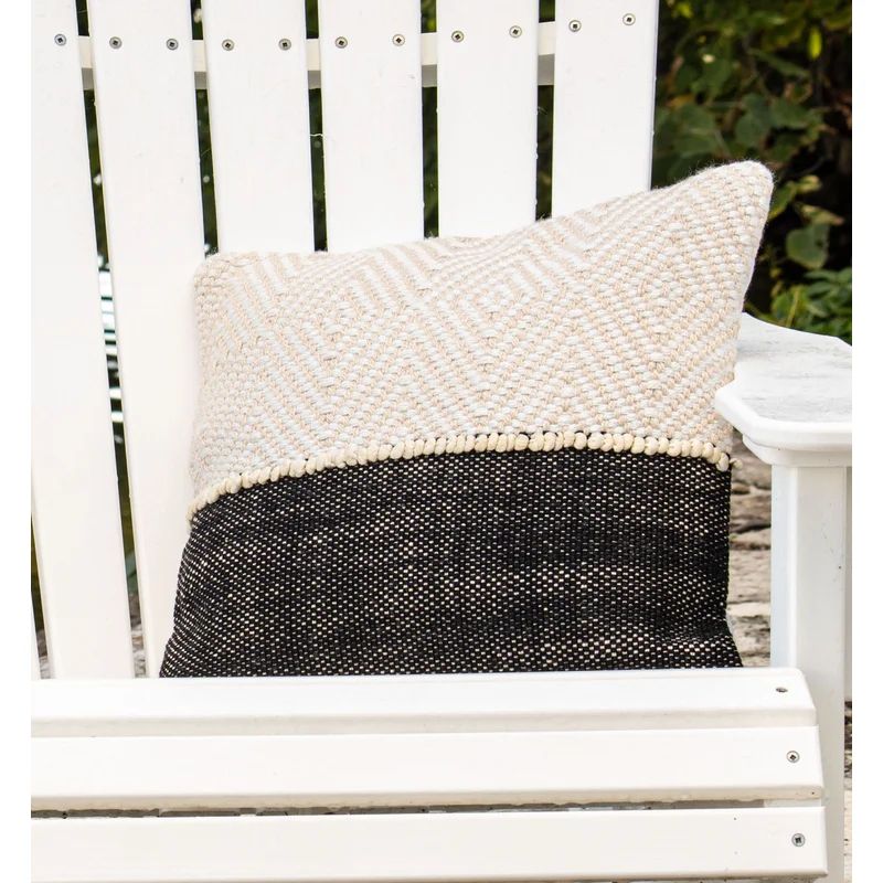Geometric Indoor/Outdoor Throw Pillow | Wayfair North America