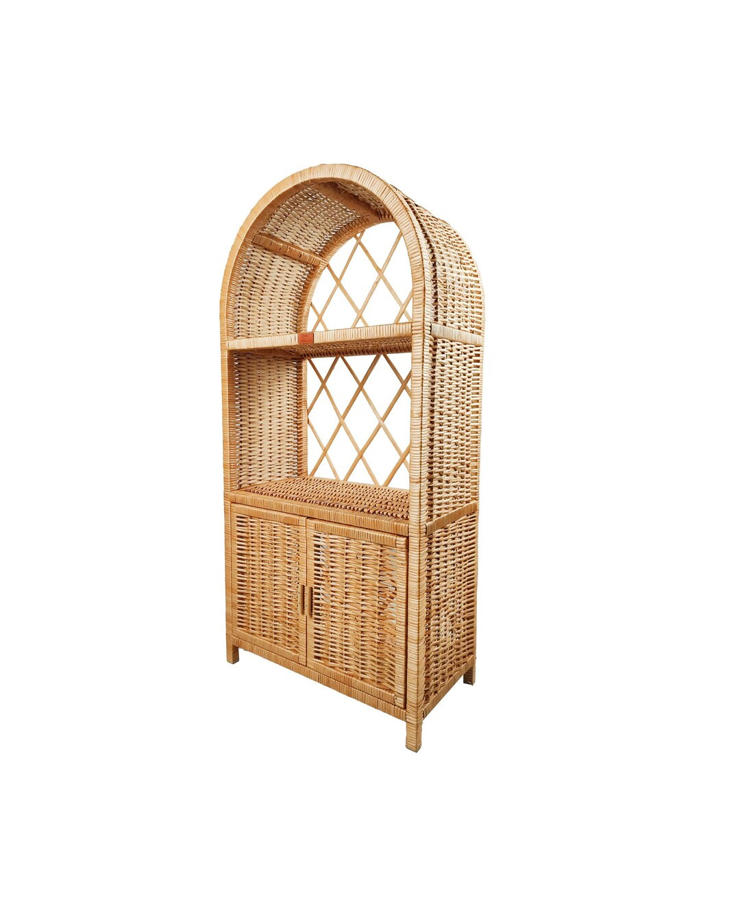 CandyOwl wicker cabinet / cupboard with doors in a NATURAL color. unpainted! | Etsy (US)