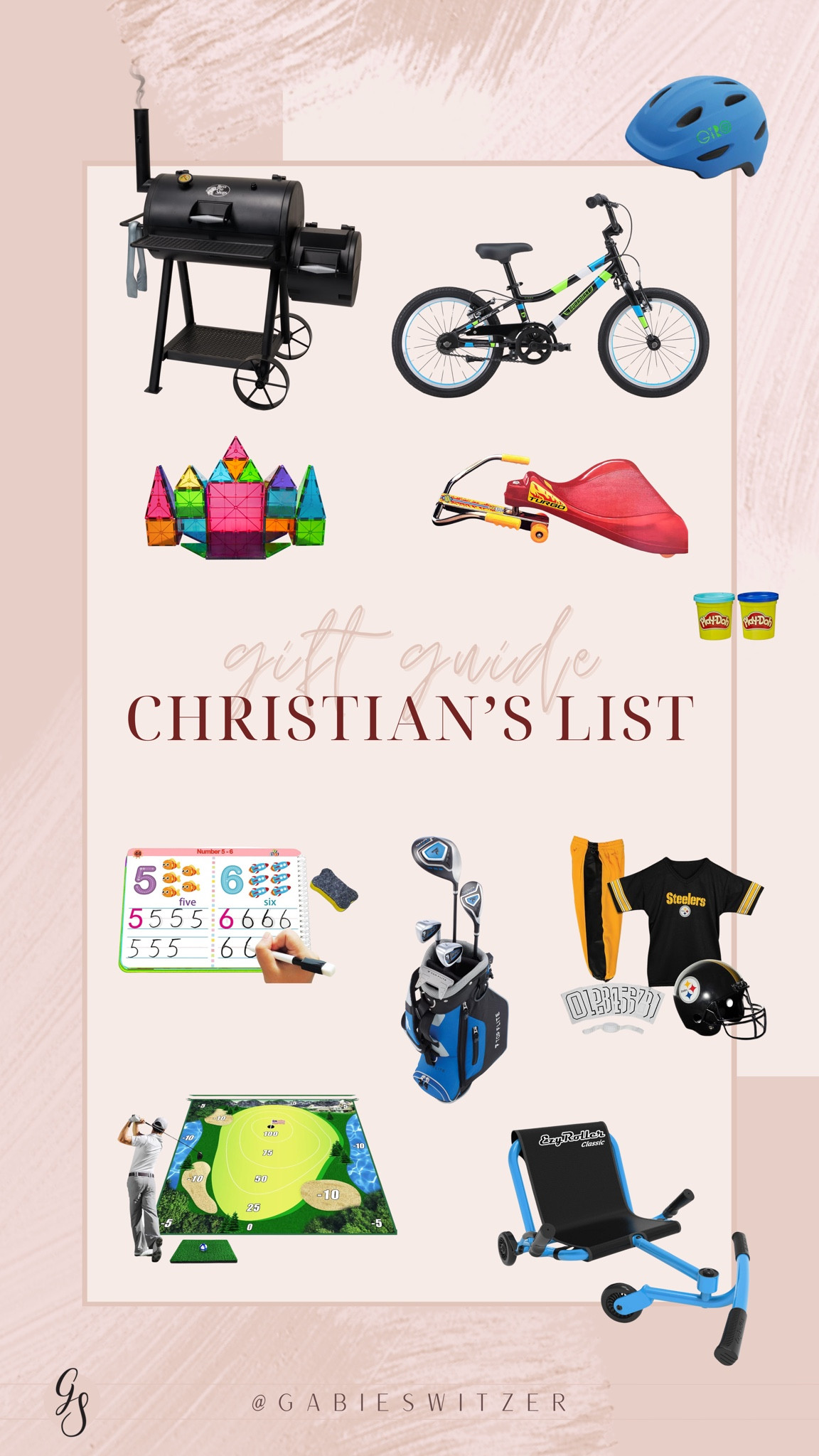 Gift guide for 4 year old boy! I try to focus on gifts that keep him active and educational / creative play gifts.

Toy smoker is from Bass Pro Shops and we got him a Guardian Bike (can’t link these!)

little boy gift ideas / gifts for age 4-6 boy / gift guide 

#LTKGiftGuide #LTKSaleAlert #LTKCyberWeek