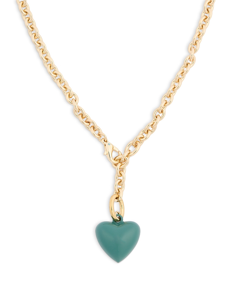 Roxanne Assoulin Mini Puffy Enamel Heart Necklace, 18 | Bloomingdale's (US)