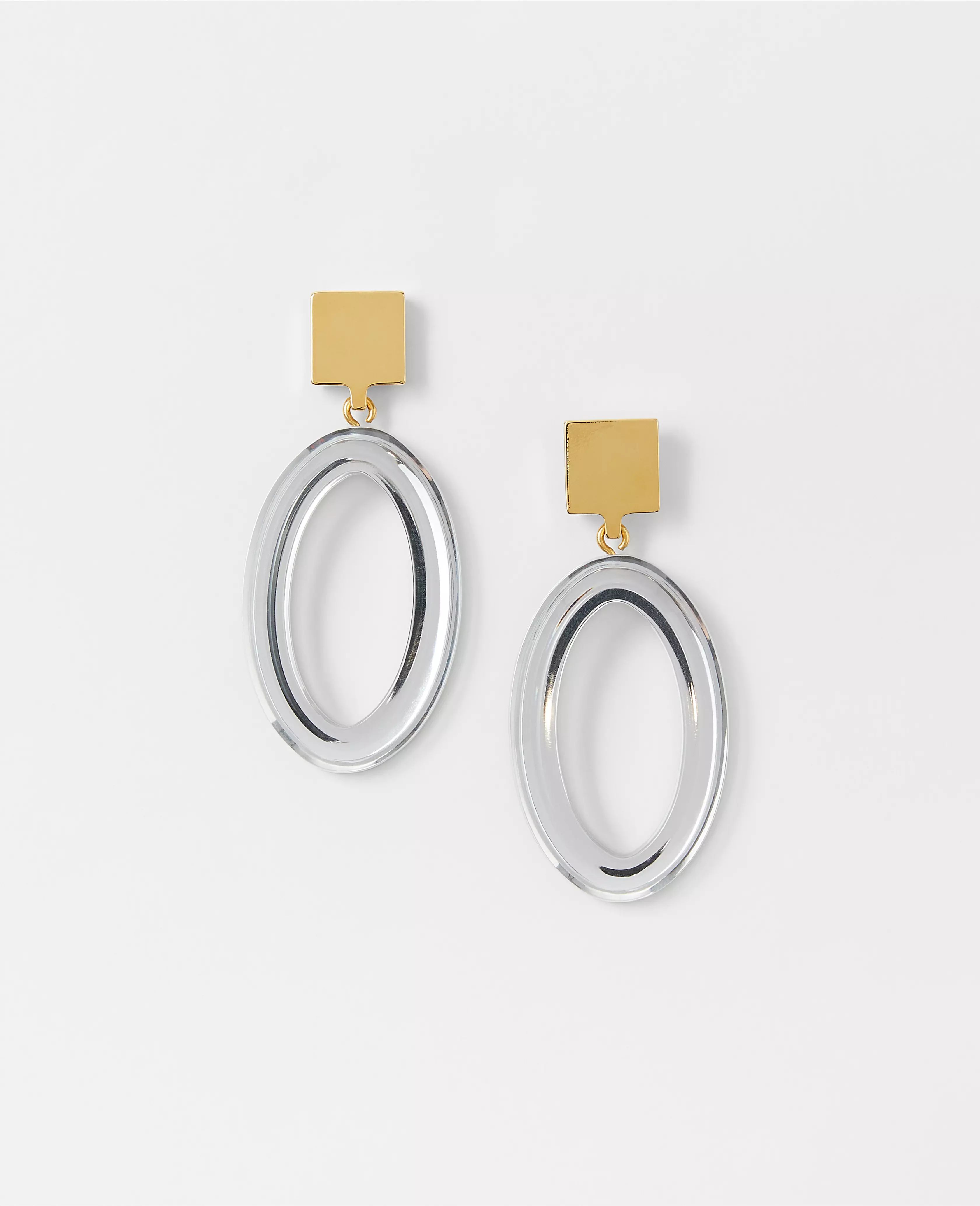 Italian Collection Oval Ring Earrings | Ann Taylor (US)