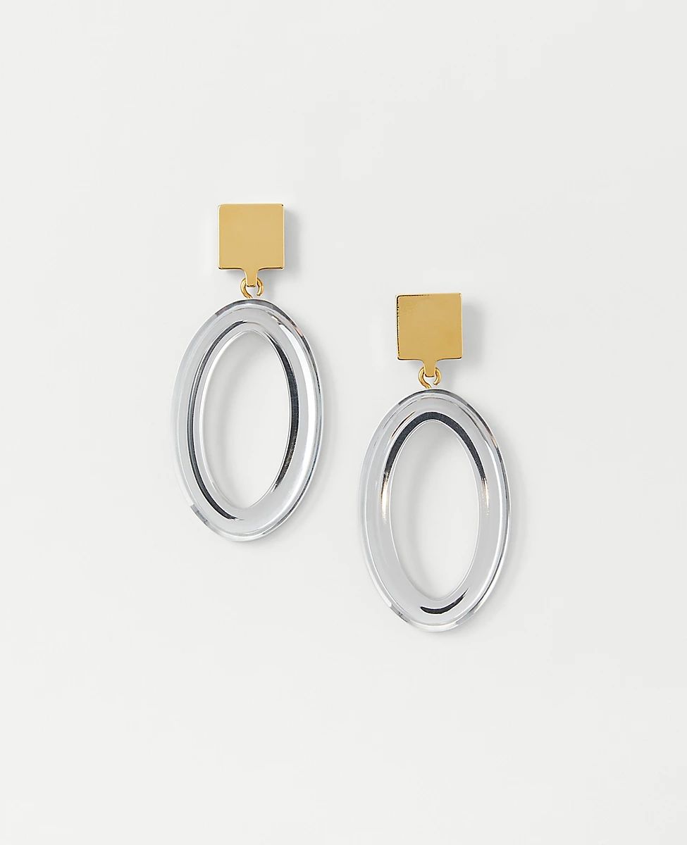 Italian Collection Oval Ring Earrings | Ann Taylor (US)