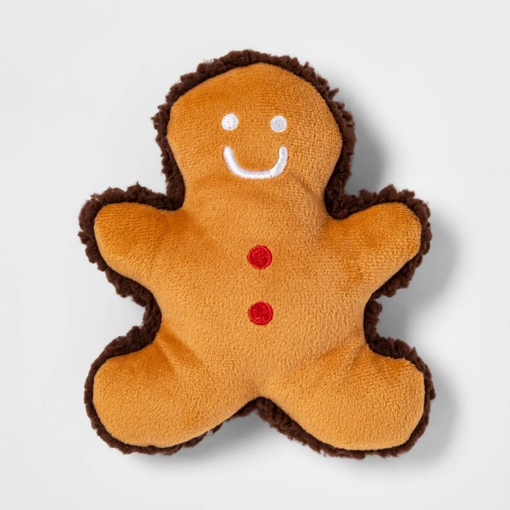 Gingerbread Man Plush Dog Toy - Wondershop™ | Target