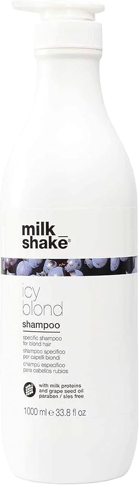 milk_shake icy blond shampoo award winning shampoo with black pigment to cool brassy tones and en... | Amazon (US)