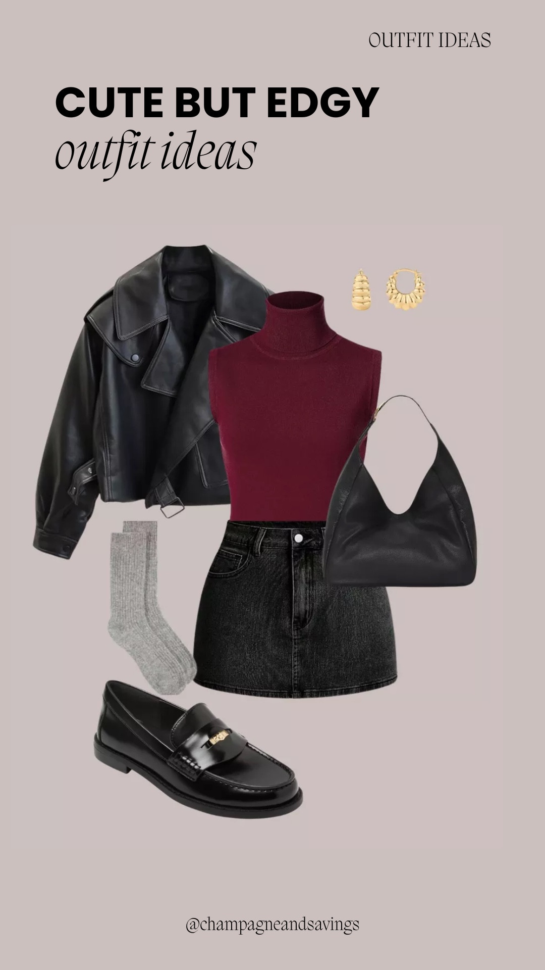 Cute but edgy outfit 

#LTKFindsUnder100 #LTKFindsUnder50 #LTKootd