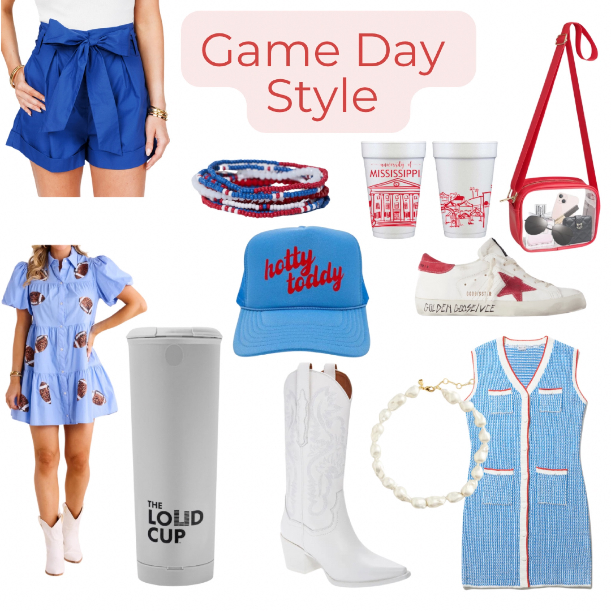 Game day shopping is in full swing! Scoring styles for all schools, most items come in other school colors. But, I am  especially representing the Rebels. Hotty Toddy! #hottytoddy #sec #GameDayReady #OleMiss #saturdayfootball #collegefootball #touchdownstyle #style #olemissgameday #gameday
