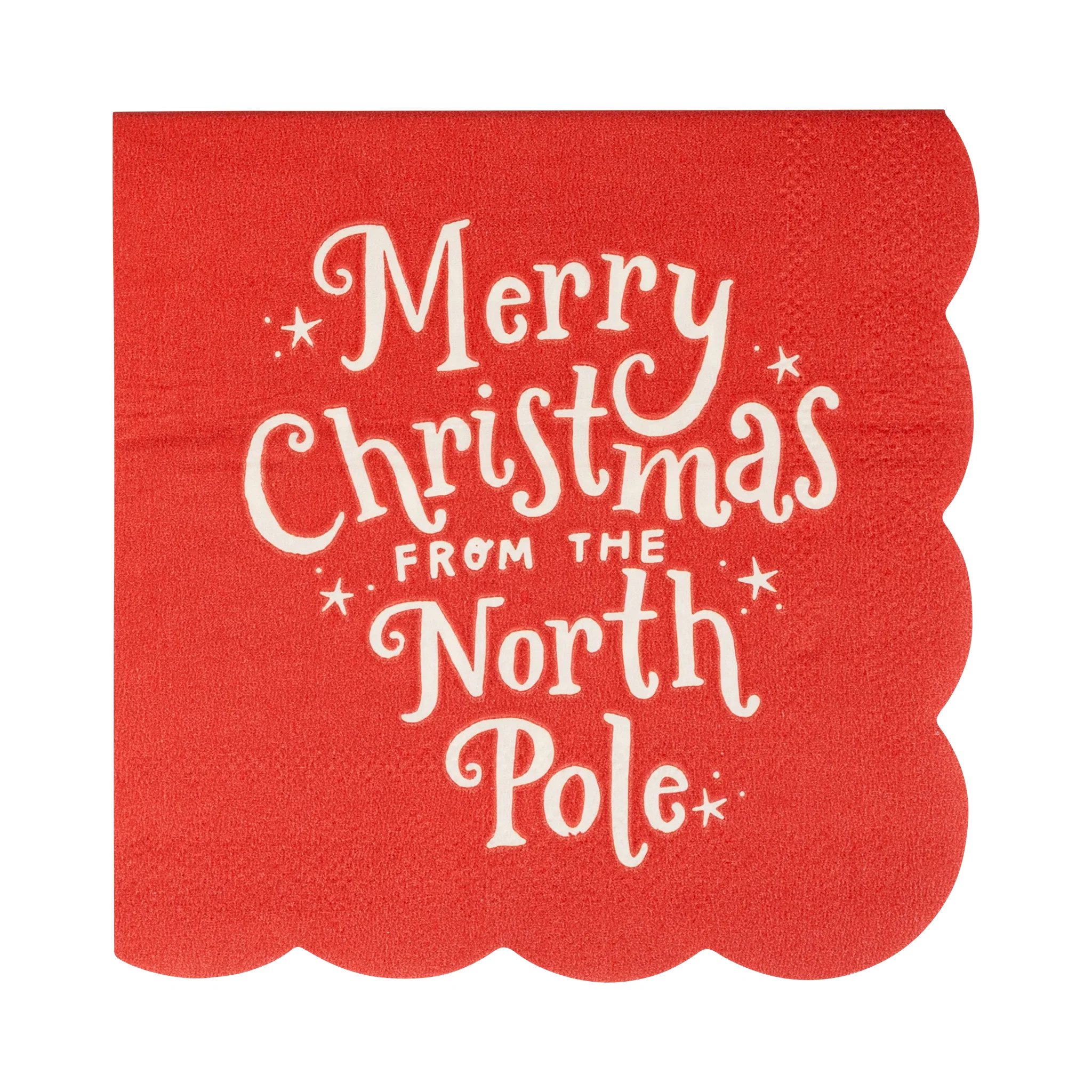Merry Christmas Cocktail Napkin | My Mind's Eye