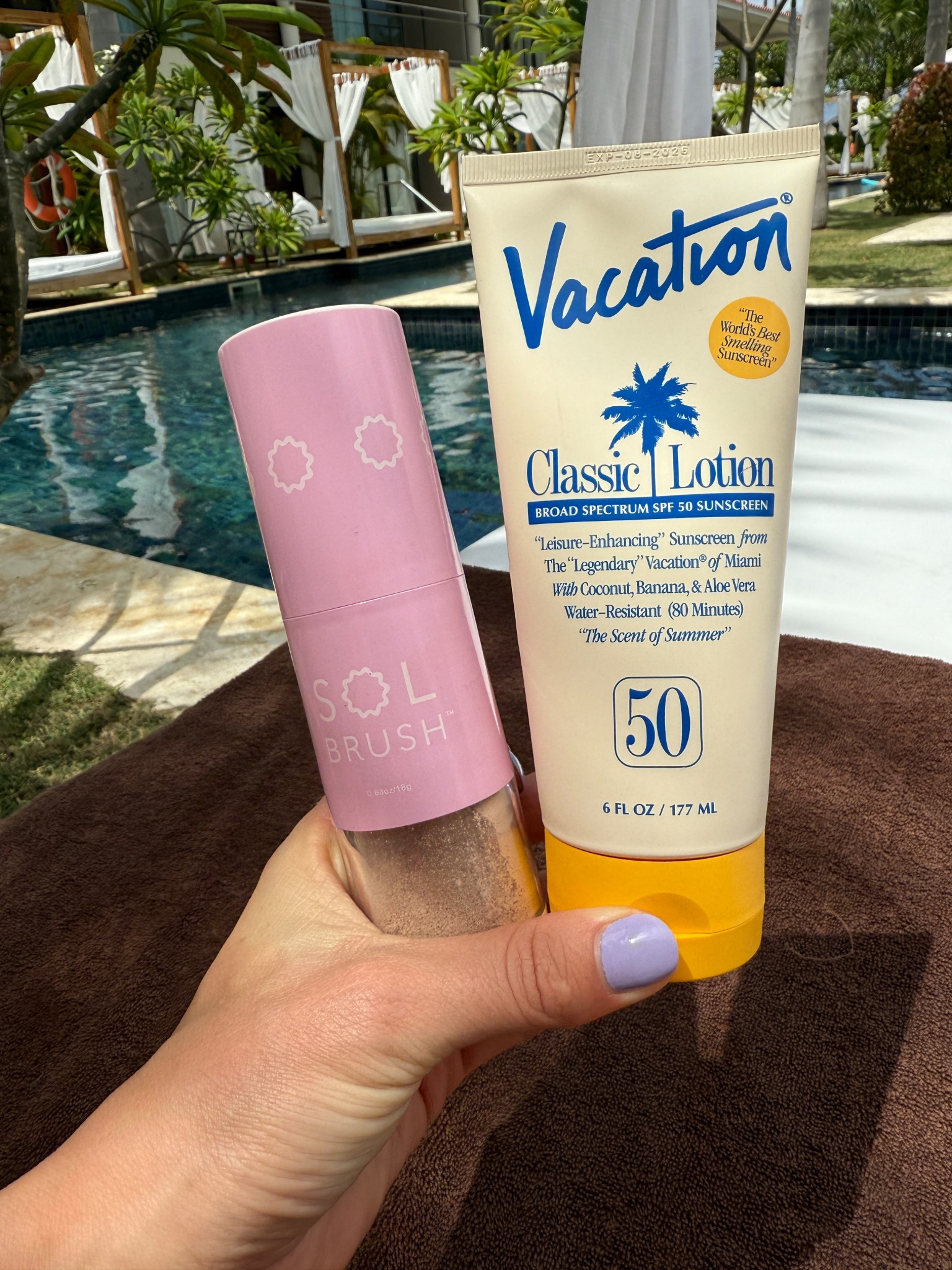 Fav sunscreens
I use Sol Brush on my face (you can use it on your entire body though) and the Vacation one I use on the rest of my body. Both feel great on and work like a dream!

#LTKSwim #LTKSeasonal #LTKTravel