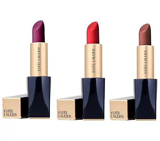 Estee Lauder Pure Color Envy Lipstick Trio | QVC