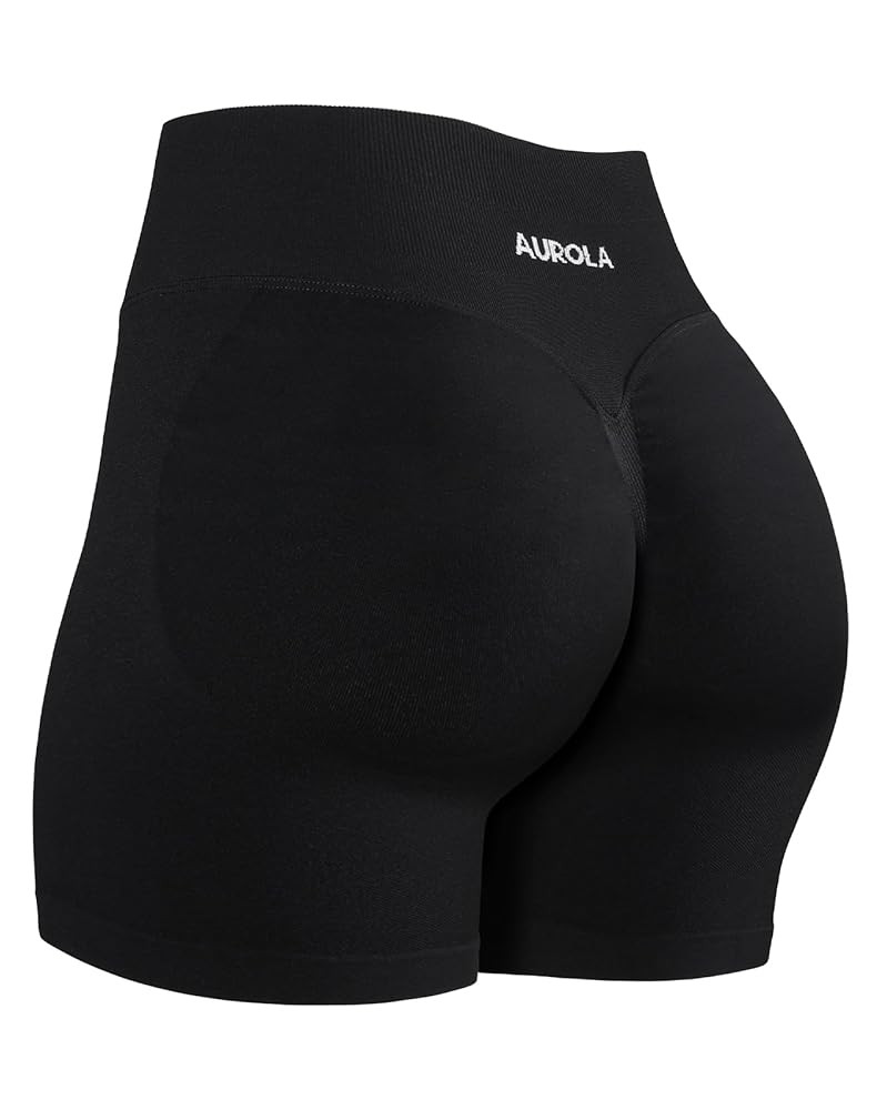 AUROLA Influence Workout Shorts for Women,2.5 3.5 4.5 5.5 6.5 No Roll Up Squat Proof Scrunch Seam... | Amazon (US)