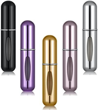 Portable Mini Refillable Perfume Atomizer Bottle Atomizer Travel Size Spray Bottles Accessories 5... | Amazon (US)
