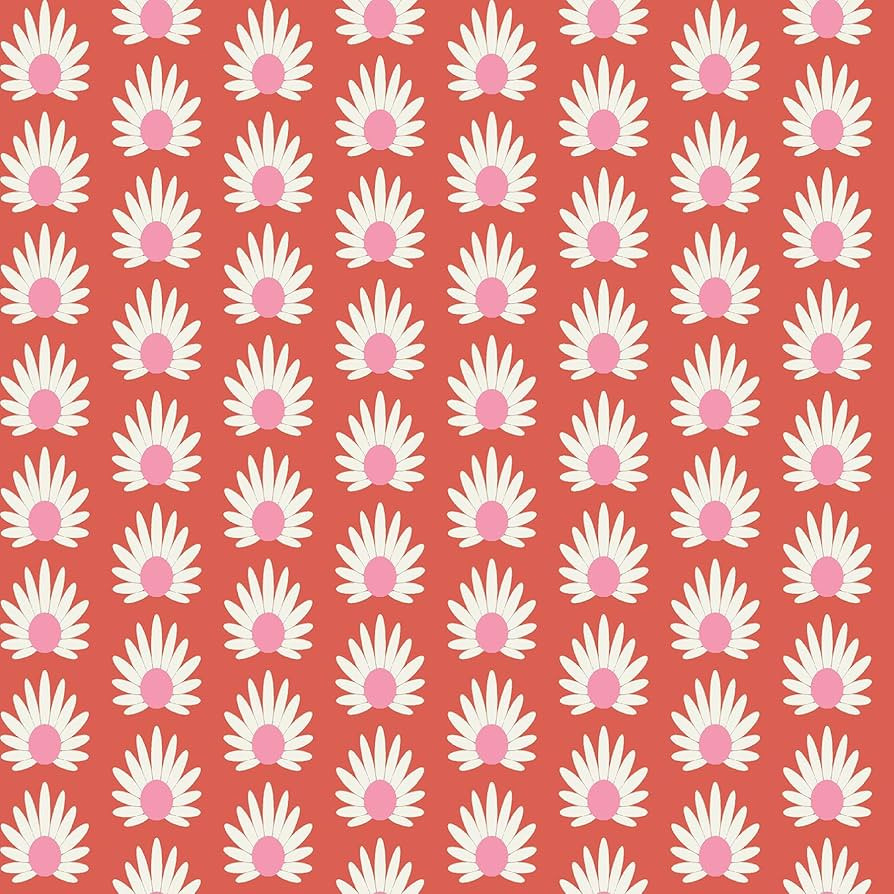 Scalamandre Valentino Fleur Peel & Stick Wallpaper, Red - Amazon.com | Amazon (US)