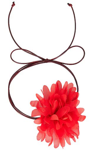 Lolita Flower Necklace in Red | Revolve Clothing (Global)