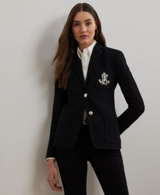 Lauren Ralph Lauren Bullion Jacquard Blazer P Xs 3x | Macy's