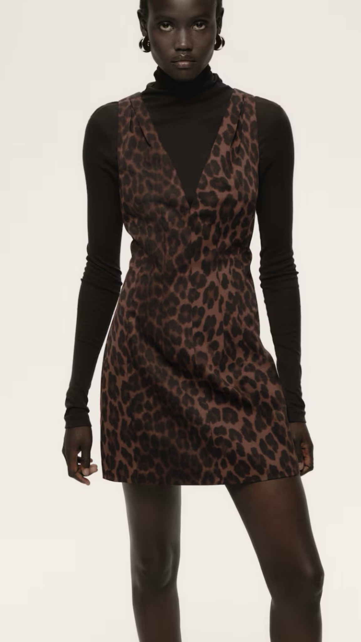 New in leopard print waisted dress 😍