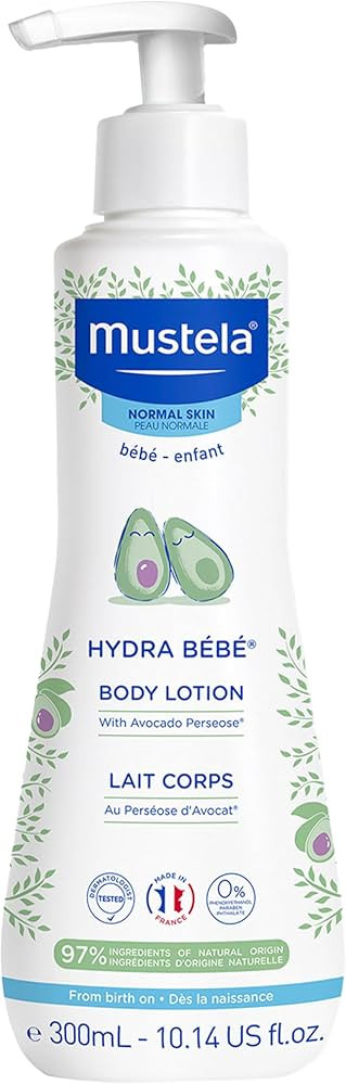 Mustela Hydra Bebe Body Lotion - Daily Moisturizing Baby Lotion with Natural Avocado, Jojoba & Su... | Amazon (US)