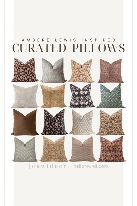 I’ve been pouring through Amber Lewis’s Spring launch and found more floral and patterned pillows to love!

#floralpillows #throwpillows #blockprint #kantha #amberlewis #anthropologie #arhaus

#LTKstyletip #LTKFind #LTKhome