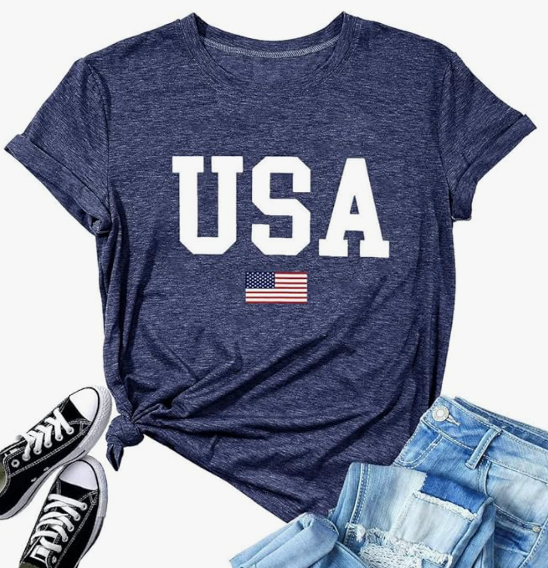 USA Flag Tee Shirt for Women 4th of July Memorial Day Gift T Shirt Casual Short Sleeve American Proud T-Shirt Tops 

 #LTKootd #LTKmomlife #LTKSeasonal