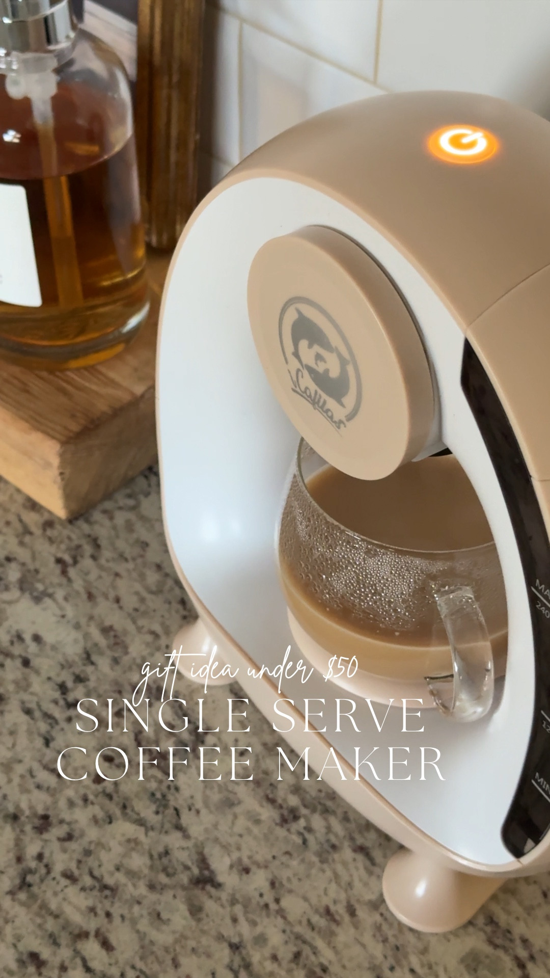 This little coffee maker is compact, cute, and so easy to use—perfect for everyday mornings and cozy counter styling. Simple setup, one-button brew, and fresh coffee in seconds… exactly the kind of functional find I love 🤎

#LTKHome