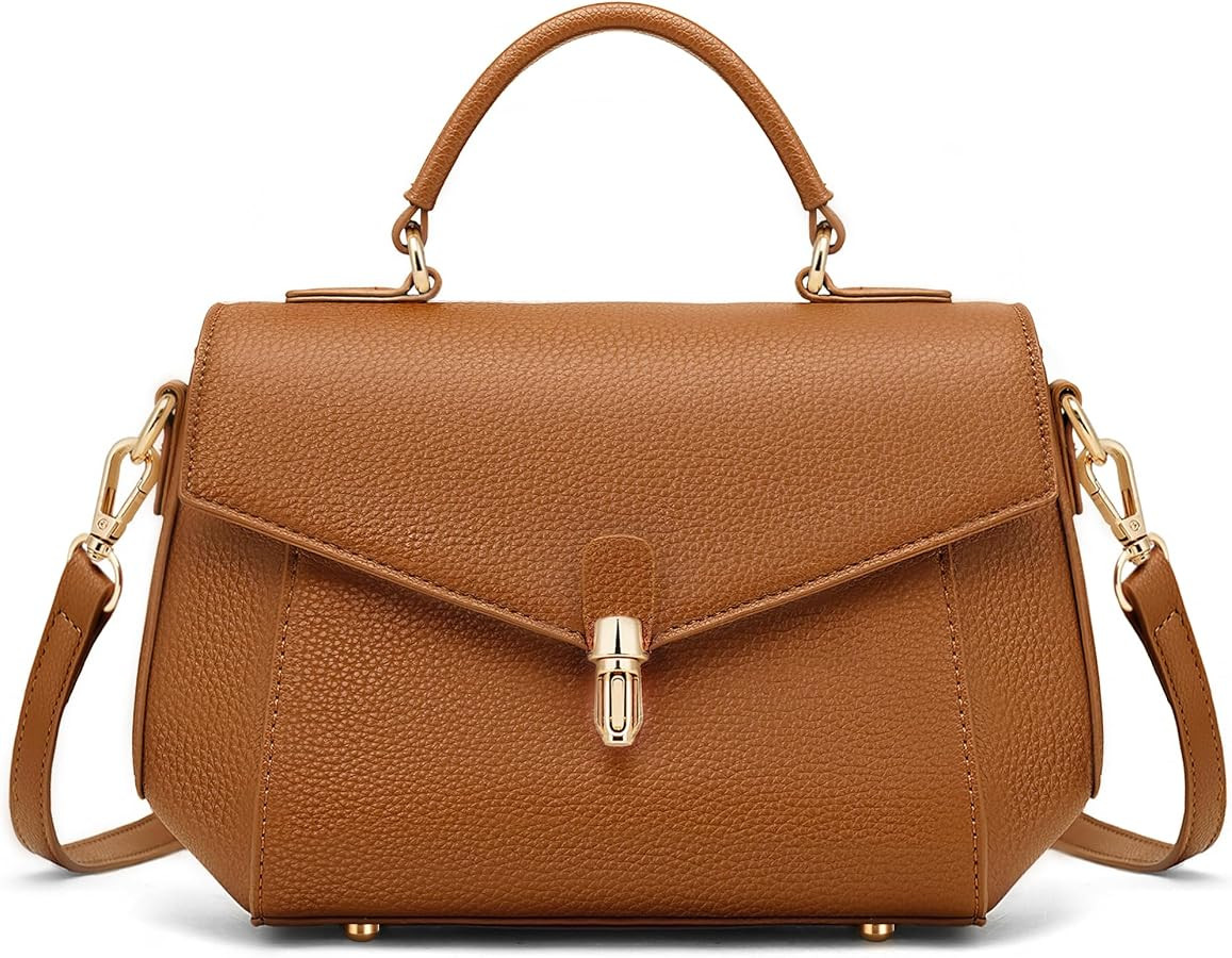 Small Crossbody Handbags Women Top Handle Bag Structured Handbag | Amazon (US)