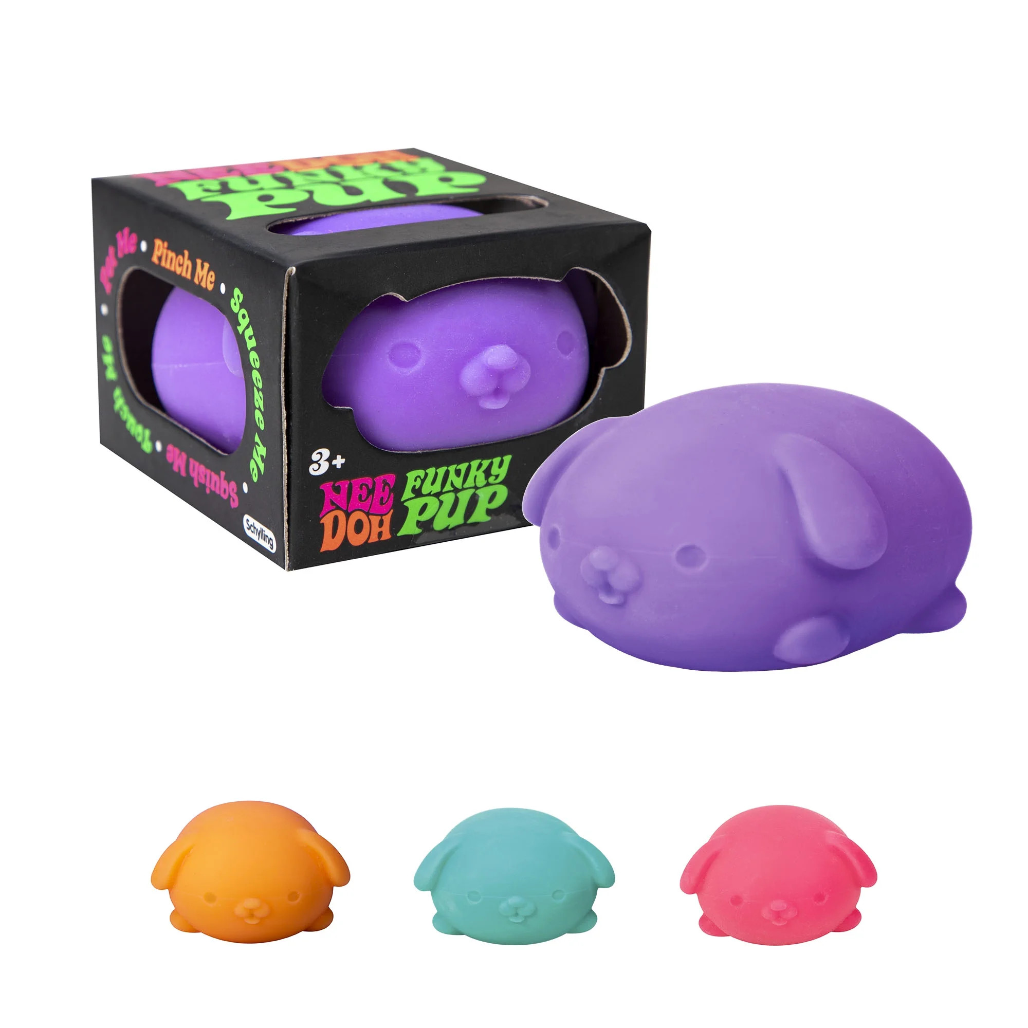 NeeDoh Funky Pup Novelty Fidget Toy, Multiple Colors, Children Ages 3+ | Walmart (US)