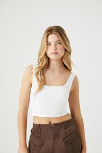 Organically Grown Cotton Cropped Tank Top | Forever 21 (US)