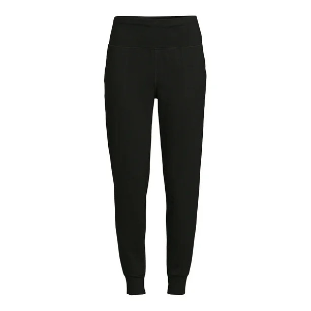 Athletic Works Women’s Stretch Cotton Blend Jogger Pants with Pockets | Walmart (US)