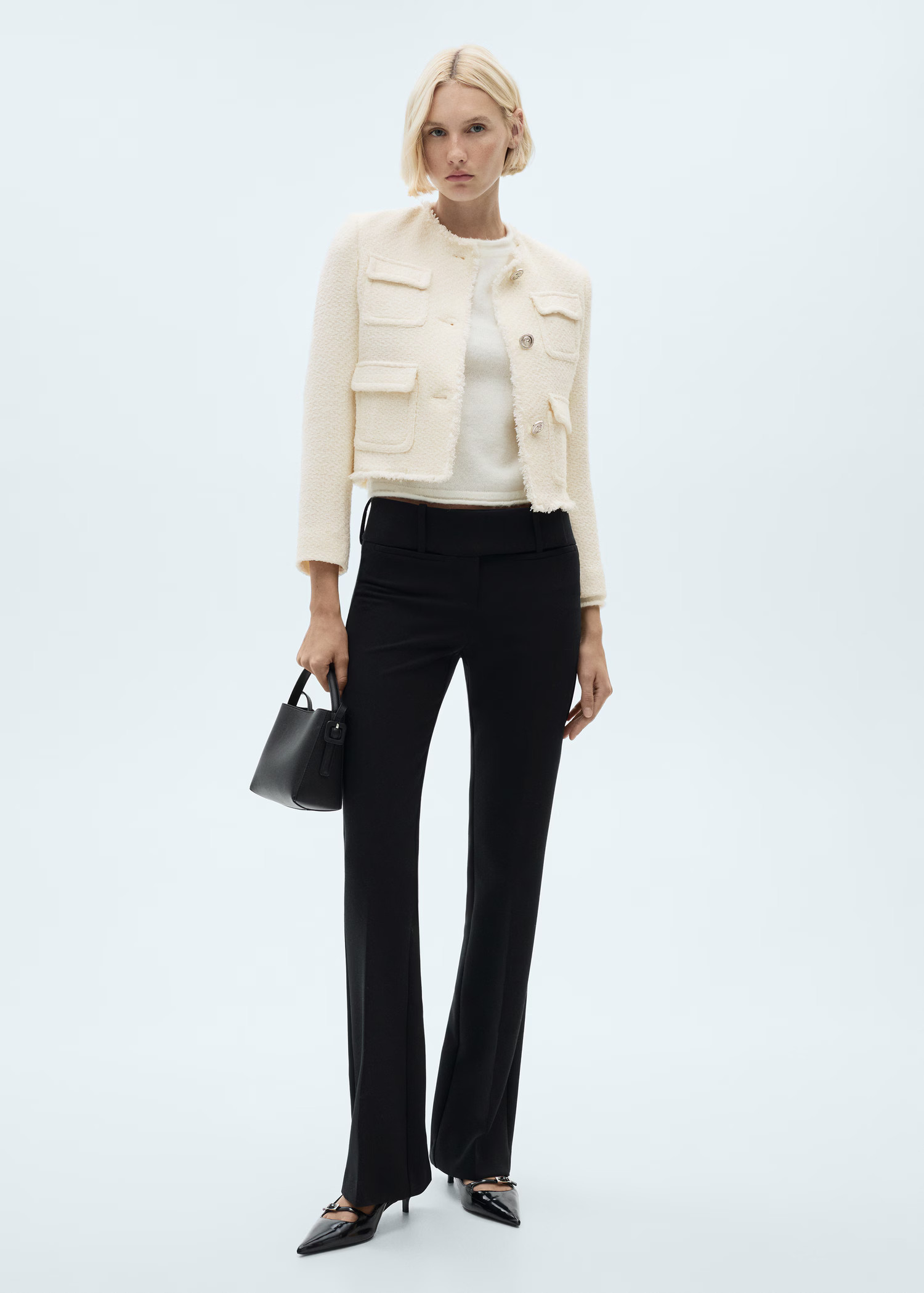 Pocket tweed jacket - Women | MANGO USA | Mango (US/MX/AU)